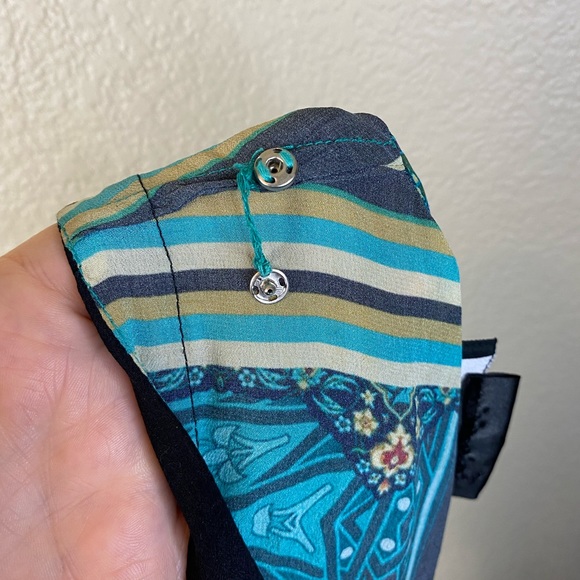 Hemant & Nandita 100% Silk Sequin Embellishments Boho Maxi Dress - Picture 13 of 14